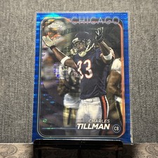 2024 Topps Chrome - Charles Tillman 010/150 Blue Sonar Refractor #19 Bears