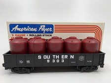 American Flyer 4-9303 S Gauge Southern Gondola With Canisters 9303 NIB