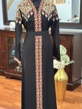 Asala Abaya -Women  s Embroidered Dress, Perfect for Eid Dress, Ramadan, Gifts