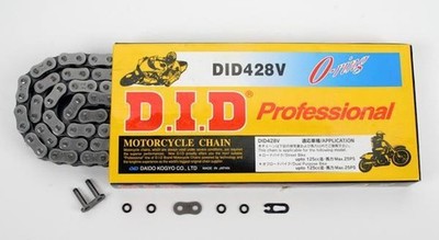 D.I.D. 428 STD Standard Series Non O-Ring Chain 132 Links Natural D18-429-132