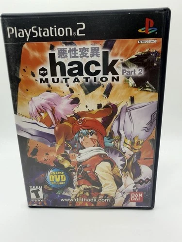 .hack MUTATION (Sony PlayStation 2, 2003) W/ Manual