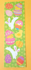 vintage Amscan Easter sticker strip