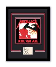 Metallica James Hetfield Autographed Signed 11x14 Framed Photo Kill 'em All ACOA