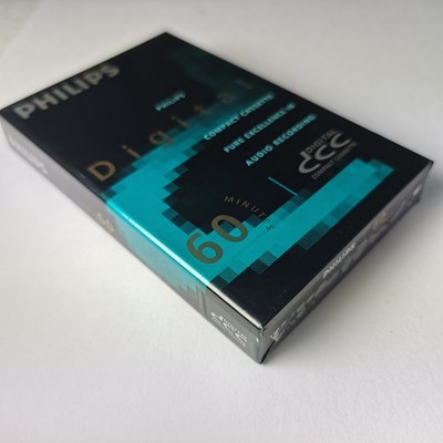 Philips Digital Compact Cassette, DCC, 60 Min. Audiokassette, NEU & OVP