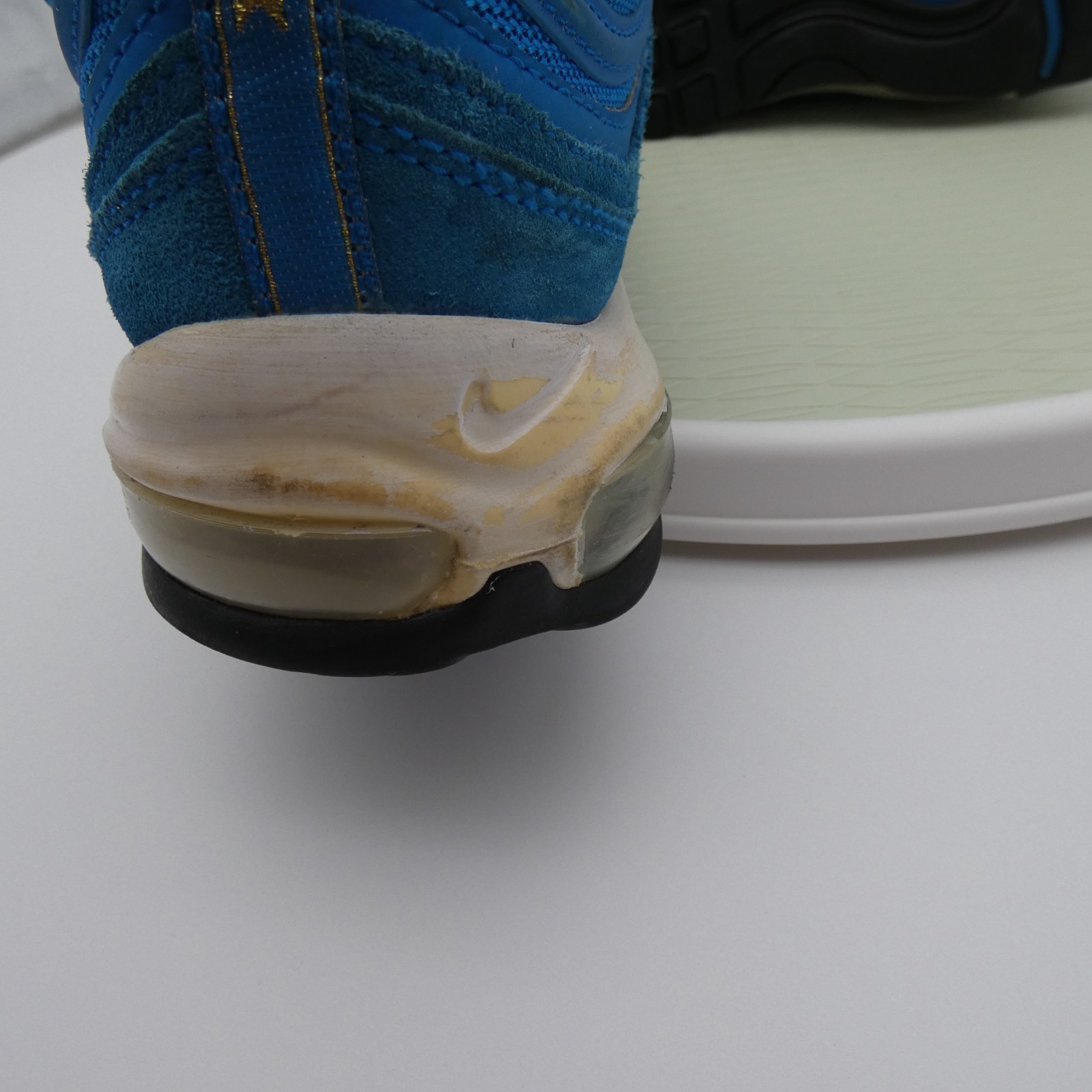 Nike Air Max 97 QS CI3708-400 Mens US 11 Running Shoes Blue Athletic Sneakers thumbnail 10