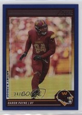 2024 Score Artist's Proof 24/35 Daron Payne #281 8d2
