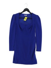 Chi Chi London Bodycon Midi Dress UK10 in Blue