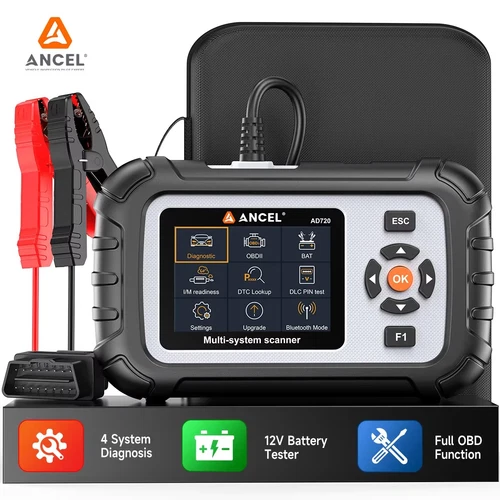 Check Engine ABS SRS Transmission OBD2 Scanner Car Diagnostic Tool Code Reader - Picture 2 of 13