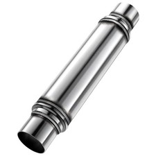 3 Performance Muffler Stainless Steel Straight-through Universal Fit Exhau...