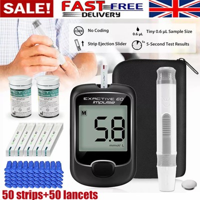 GoChek2 Blood Glucose Monitor Kit 2023 Upgrade - Hypo & Ketone Warning, Meal Marker, 500 Memories - 10 Test Strips & Lancets Included - Mmol/L Blood Sugar Tester | Buy Now With Express International Delivery