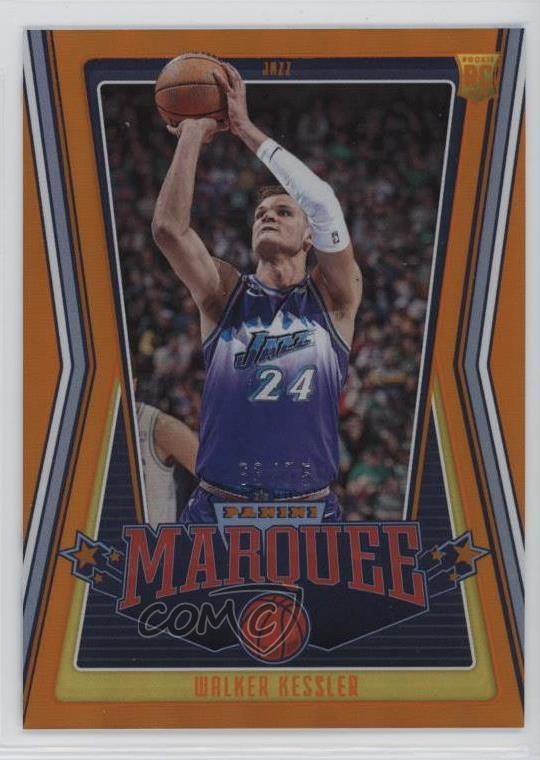 2022 Panini Chronicles Marquee Orange 63/75 Walker Kessler #241 Rookie RC 04cw
