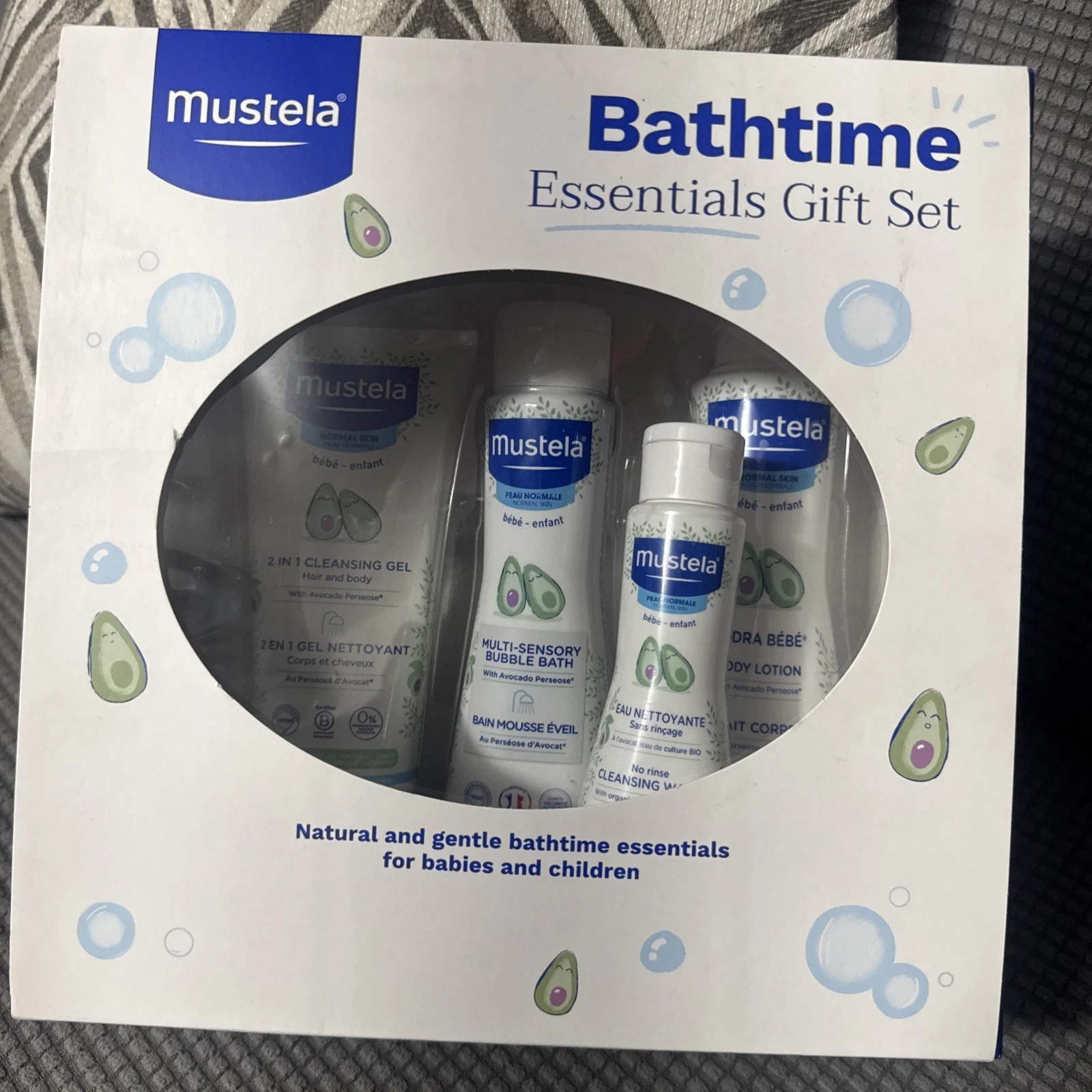 Mustela Baby Bathtime Essentials Gift Set 4pc Cleansing Gel Bubble Bath Lotion
Opens in a new window