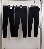 M&S Womens 3pcs Black High Rise Jeggings & Leggings Size 8 Short NEW