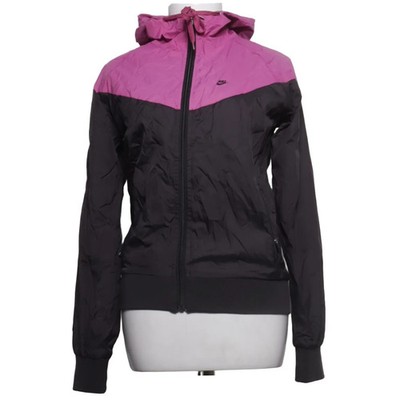 Nike, Trainingsjacke, Damen, Größe: M, Schwarz/Pink, Baumwolle/Polyester #3MH
