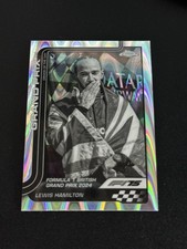 Lewis Hamilton 2025 Topps Chrome Formula 1 F1 #133 B&W RayWave Refractor