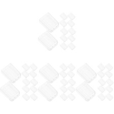Reusable Electric Toothbrush Covers 80Pcs Transparent Protective Caps for Travel
