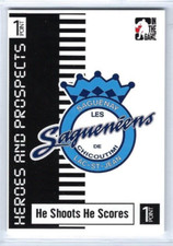 2004-05 ITG Heroes & Prospects HSHS Chicoutimi Sagueneens logo card