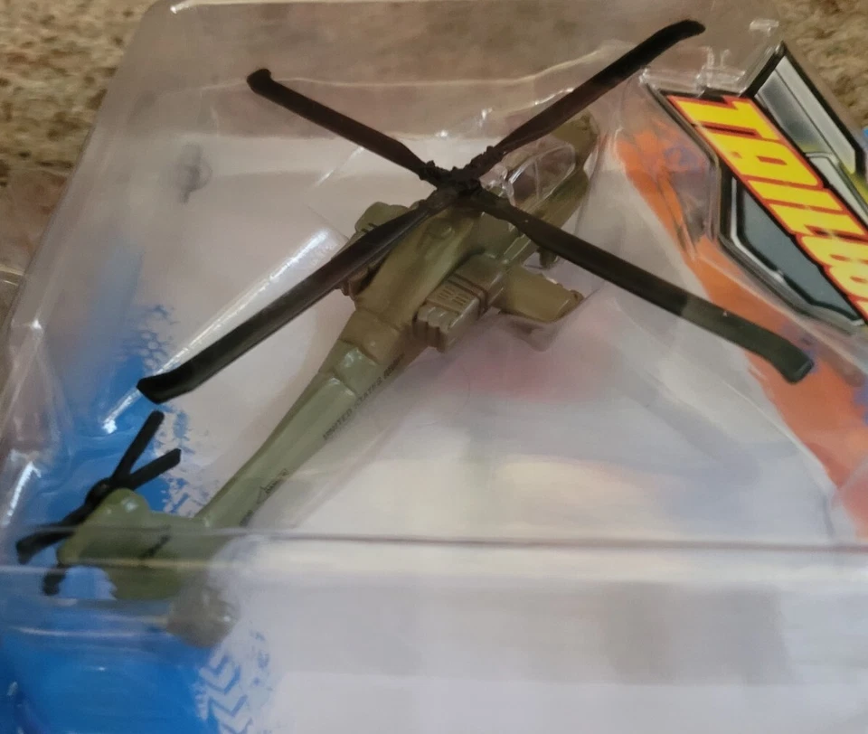 Maisto Tailwinds Metal USA AH-64 APACHE Combat Helicopter American GUNSHIP MOSC - Image 2 of 3