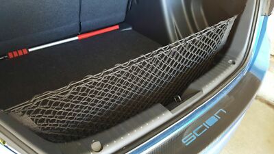 Envelope Style Trunk Cargo Net For Scion IA 2016-2017 - Black Storage Organizer