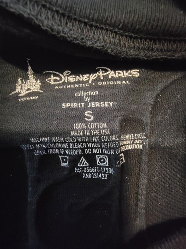 Camiseta Disney Spirit Talla Pequeña S Negra LS Walt Disney World - Imagen 8 de 12