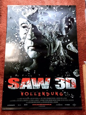 Saw 3D - Vollendung Kinoplakat Poster A0, 84x119cm, Tobin Bell, Jigsaw
