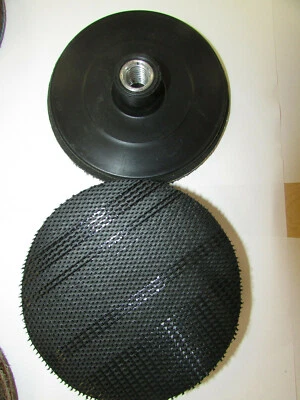 2 x Hitachi Haftteller Klettteller Schleifvlies Scheibe 115 - 125 - 178mm M14