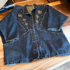 Vintage JDM Fashion Denim Jacket Small Made In USA