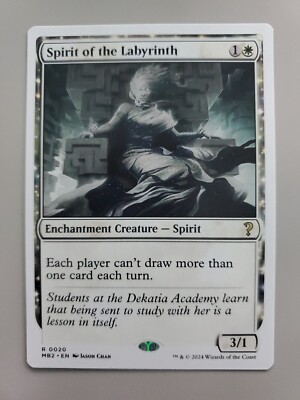 MTG Spirit of the Labyrinth Mystery Booster 2 0020 White Border Rare | eBay MTG Spirit of the Labyrinth Mystery Booster 2 0020 White Border Rare | eBay