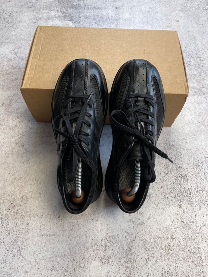 Kybun / KyBoot Silvaplana Mens Black Leather Swiss Shoes Comfort