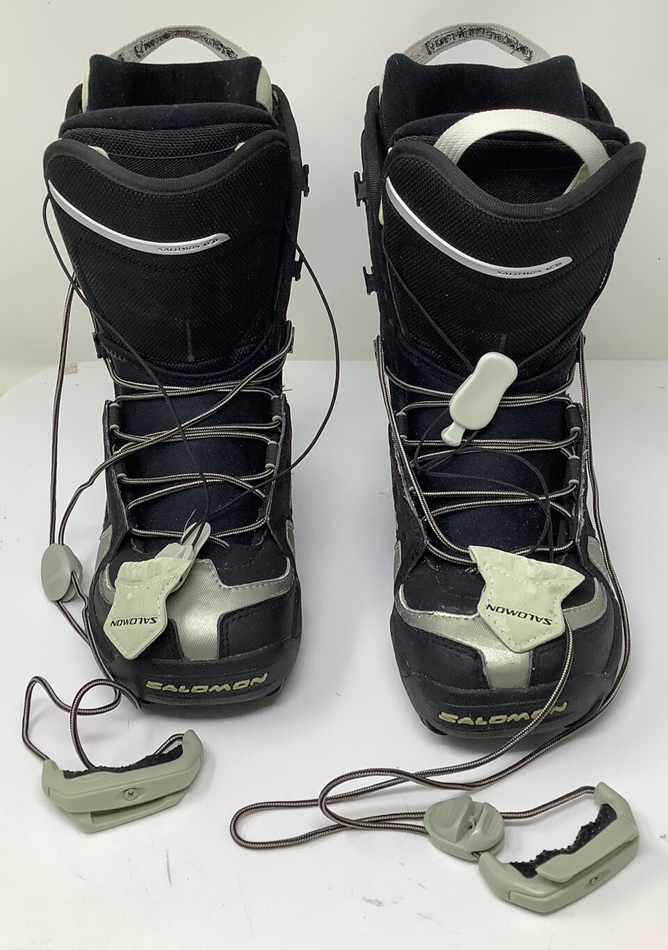 Stivali da neve da snowboard Salomon Optima personalizzati da donna neri taglia 5 5