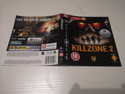 Killzone 2 - PS3 Playstation 3 Frontcover + Backcover Gebraucht
