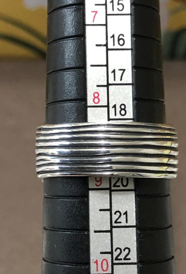 Anillo de cóctel Silpada de plata esterlina 925 lavanda Fields circonita cúbica talla 8,5 R2001 Foto 4 de 4