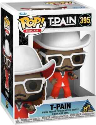 FUNKO POP! - T-PAIN 395   NB Gaming   Rocks   NEW