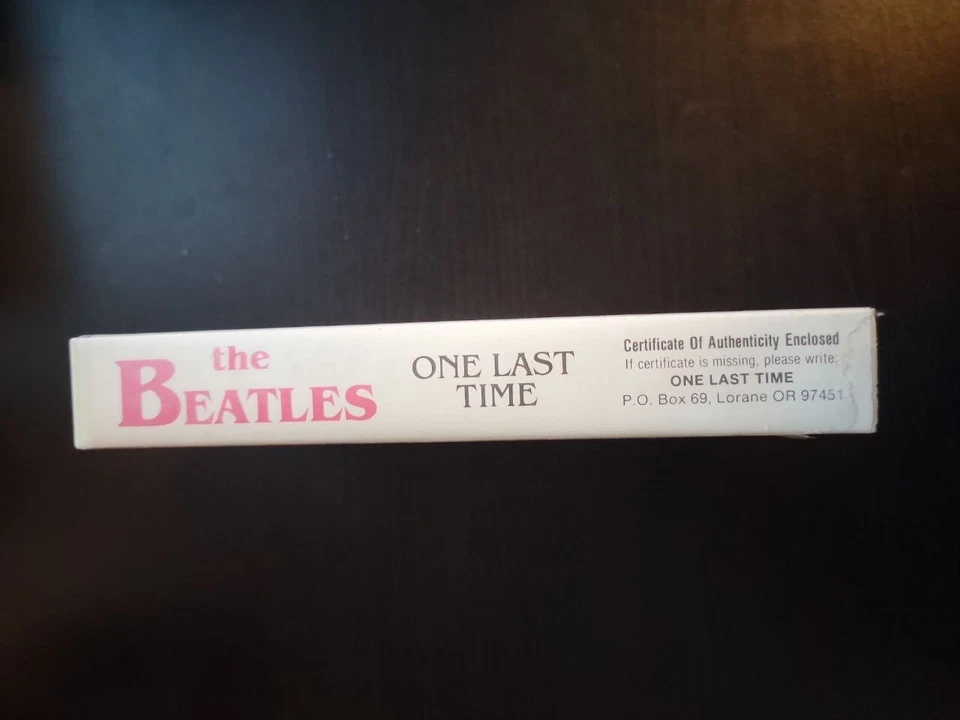 Vintage Beatles One Last Time Limited Edition Numbered VHS Rare HTF Documentary - Image 2 of 4