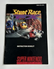 Authentic Super Nintendo SNES Instruction Manual Stunt Race FX Book