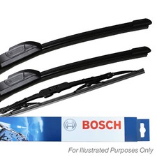 For Ford Fusion Estate Bosch Aerotwin Front & Rear Windscreen Wiper Blades Set