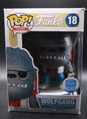 Funko Pop Fantastik Plastik Wolfgang 18 Funko Shop Limited Exclusive +Protector