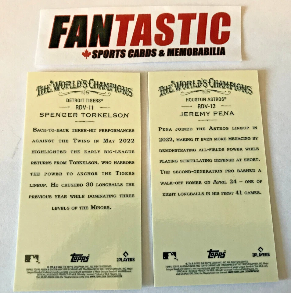 2022 Topps Allen & Ginter Chrome Rookie Design Variations Miini Insert YOU PICK - Image 2 of 2