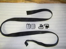 Uncle Mikes 1" Black Nylon Sling & Swivel Set  Rifle Shotgun Universal 