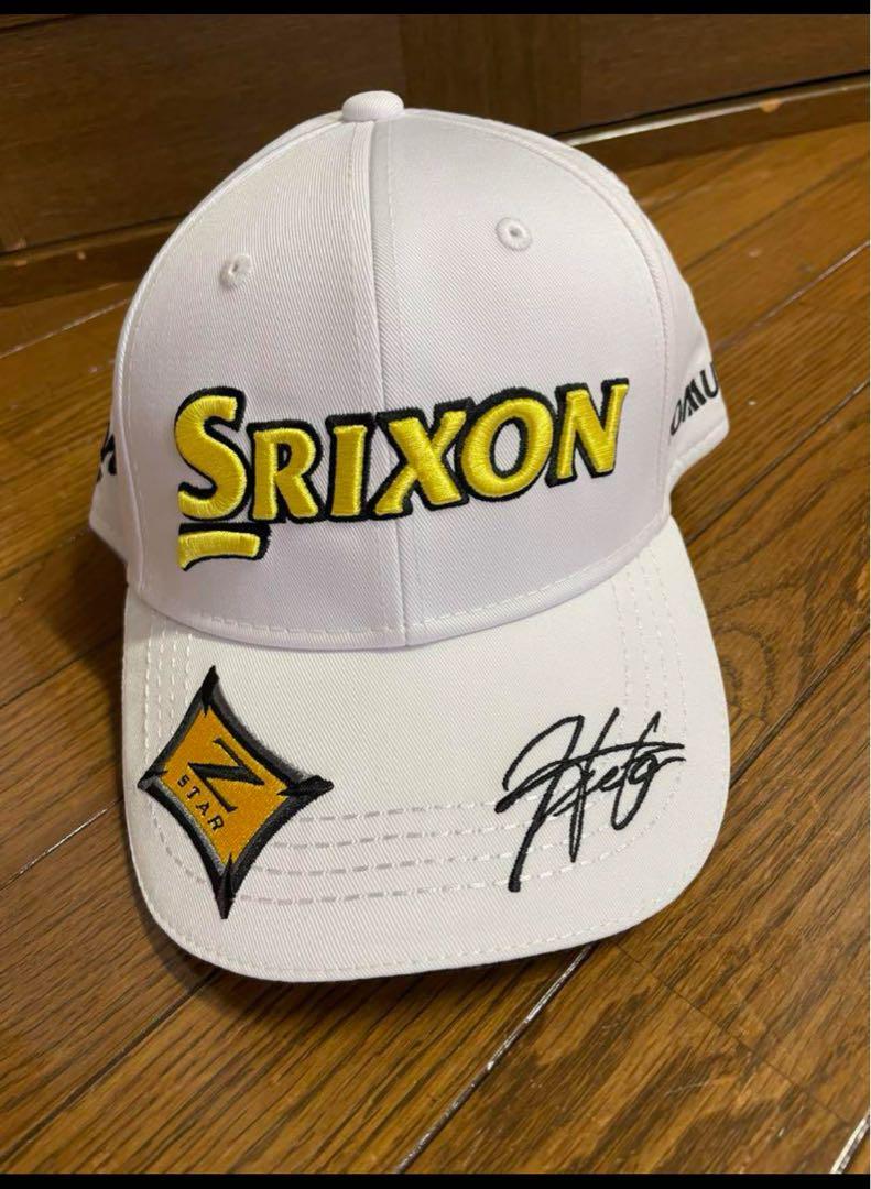 Srixon Hideki Matsuyama Cap Golf Embroidered Signature White NEW