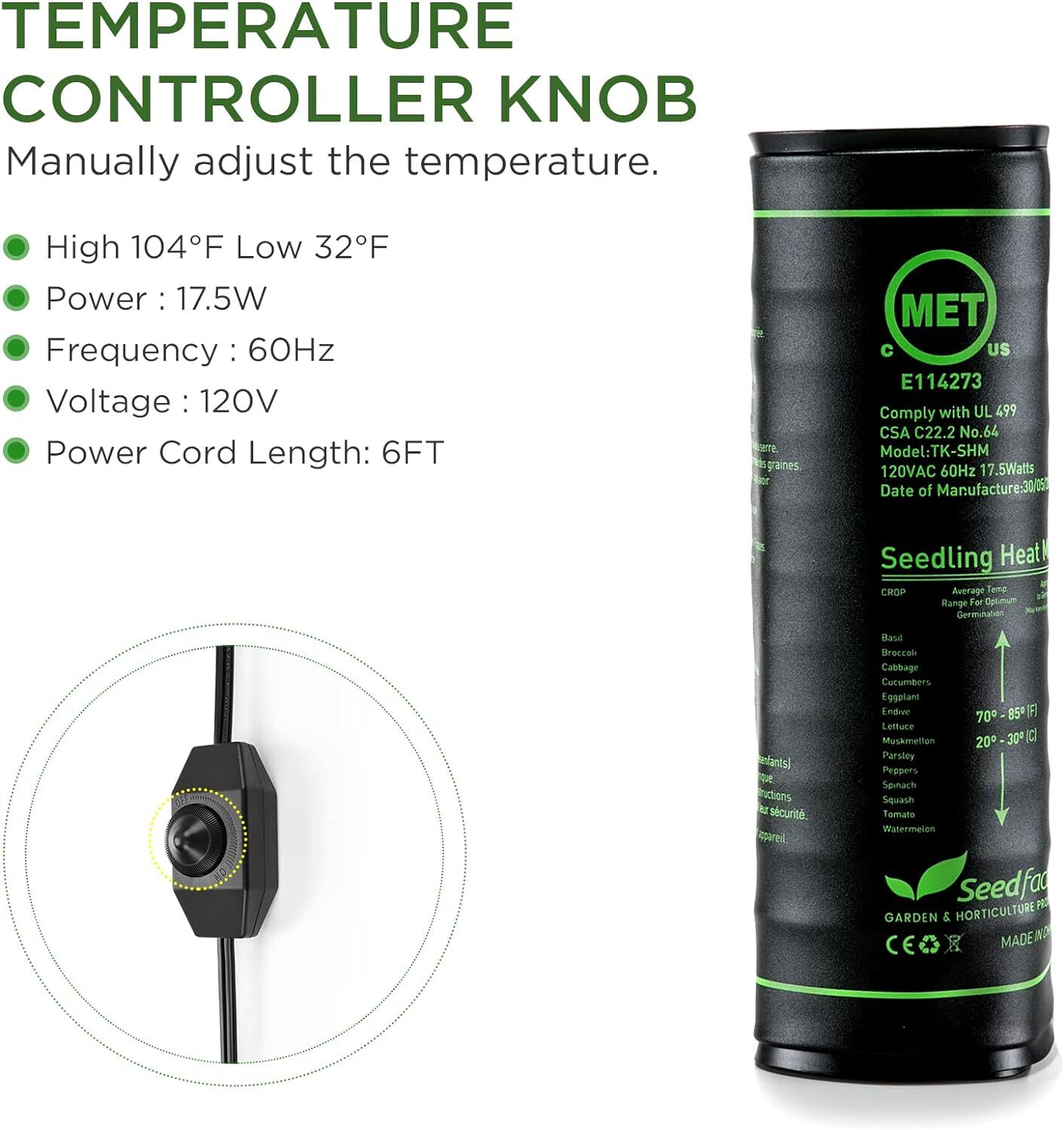 For Indoor Home Gardening Seedstarter