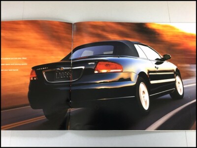 2003 Chrysler Sebring Convertible 24-page Original Car Sales