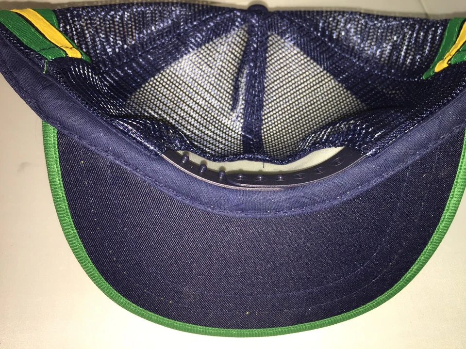 Винтажная ирландская бейсболка Notre Dame Fighting кепка США NCAA футбол 3 полоски чаша - Изображение 2 из 2