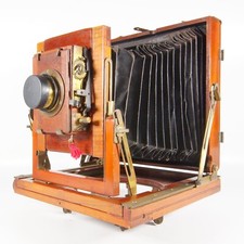 Thornton Pickard College Double Extension 1/2 Plate Folding Bellows Camera