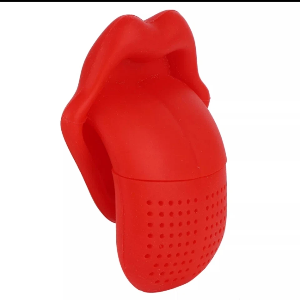 Infusor de té de silicona lengua grande más empinado divertido regalo Foto 3 de 4