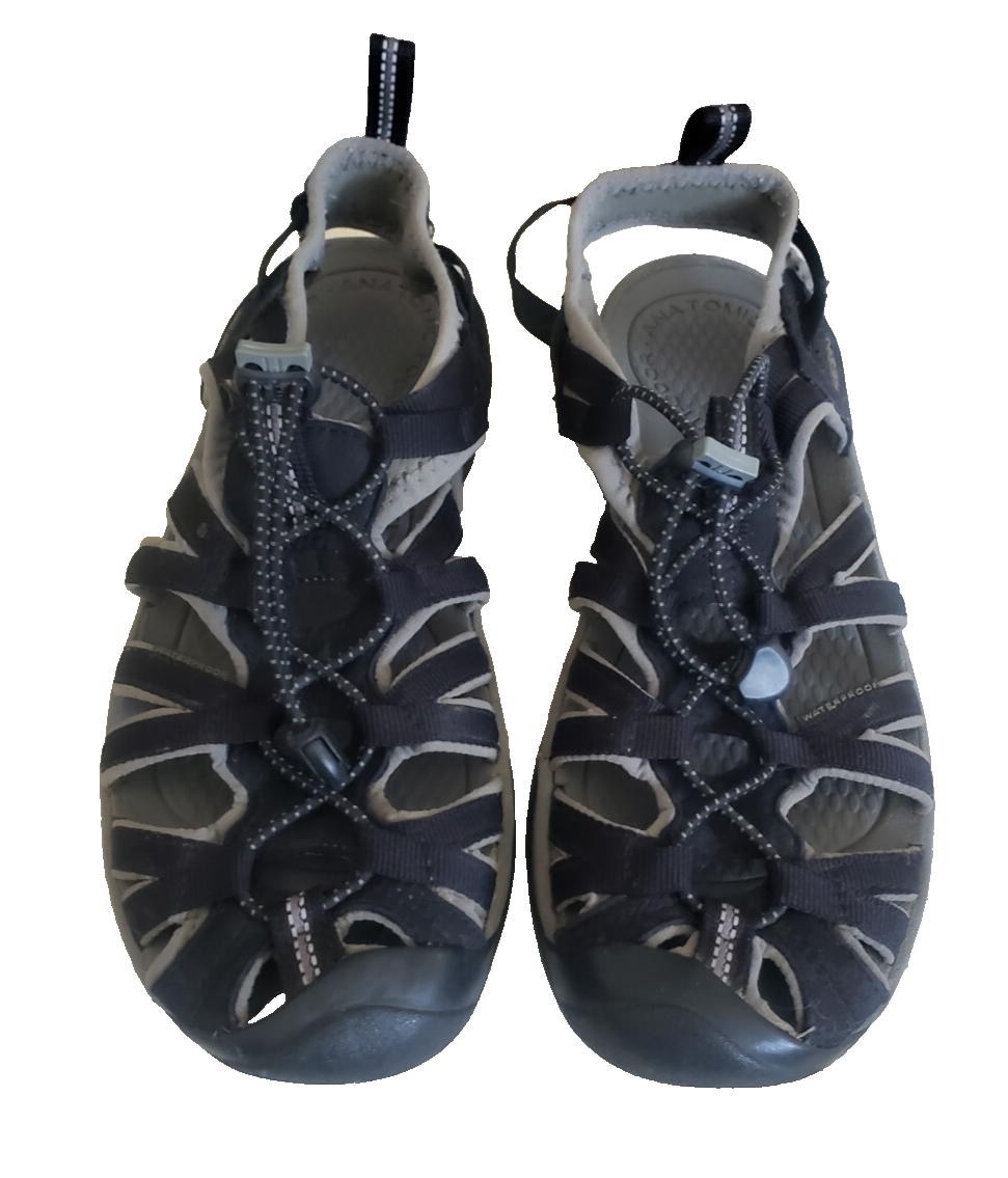 Scarpe sandali outdoor Keen Whisper Bungee da donna taglia 8 US 38 5 nero grigio