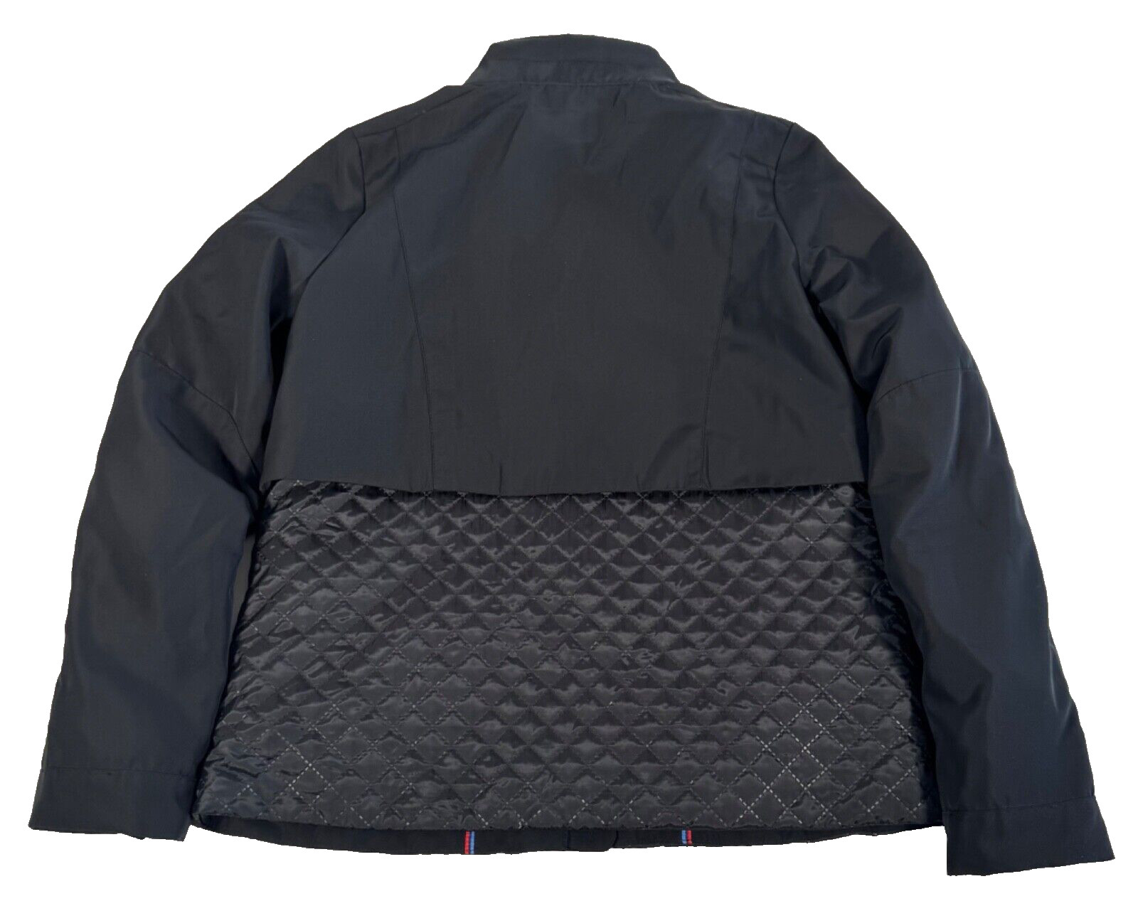 BMW Performance Zip Front Quilted Jacket Black Wo… - image 2