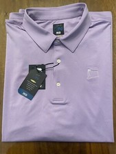 NWT MEN'S GREG NORMAN POLO, SIZE: L, COLOR: LIGHT PURPLE N01