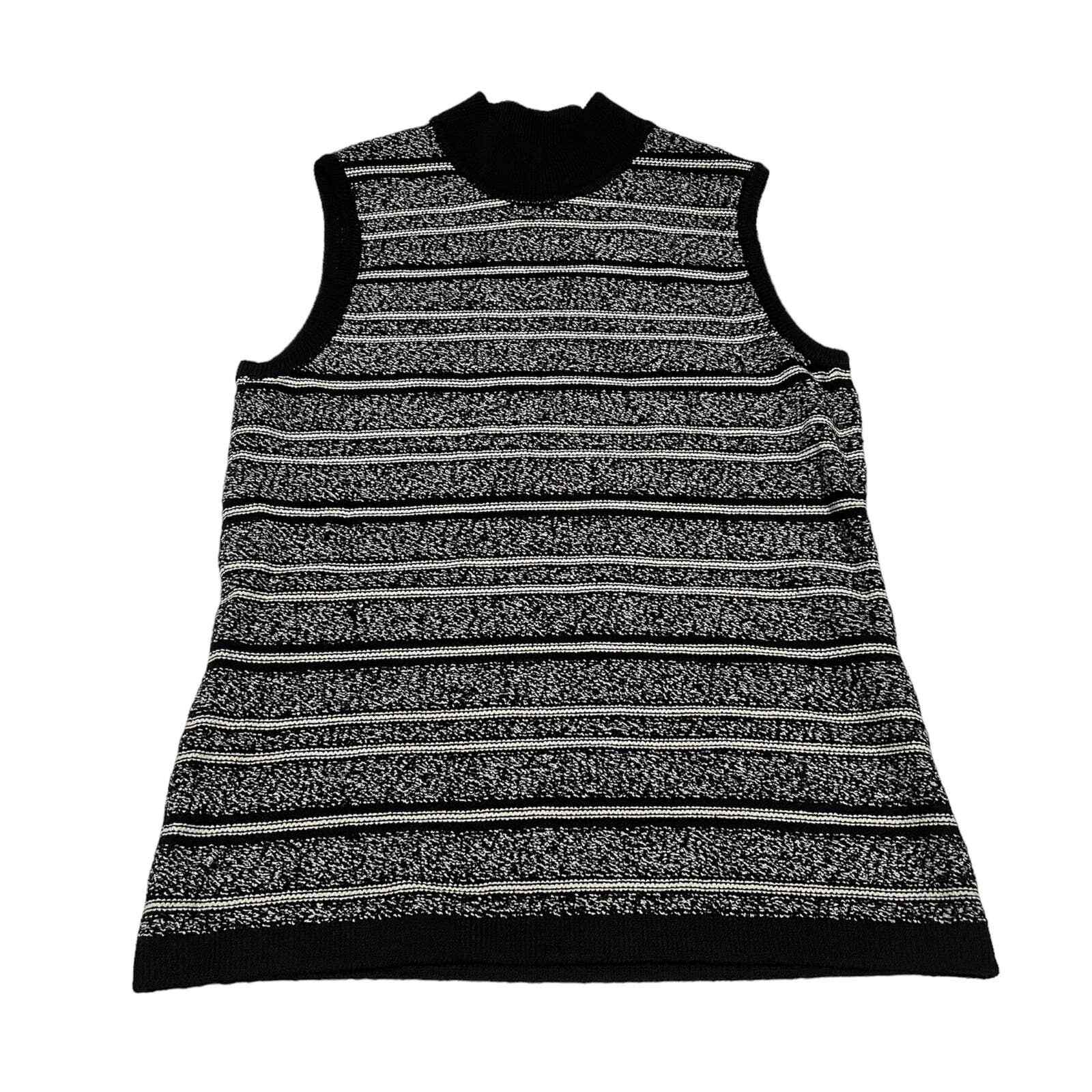 Saint John Knit Sweater Vest Vintage SJK Size 8 Gem