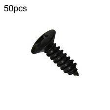 50X Iron Guitar Pickguard Screws For Fender Strat/Tele Electric Guitar Bass N